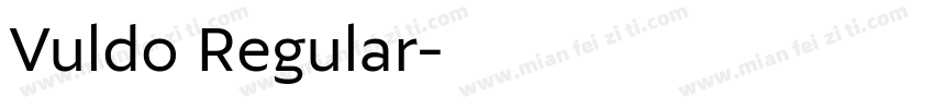 Vuldo Regular字体转换